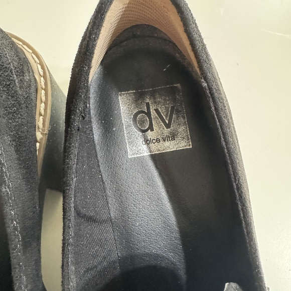 Dolce Vita Black Suede Loafers - Picture 4 of 14